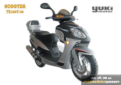 Yuki scooter LB 150T-20 ve 8Yuki - İkinci El Motor 